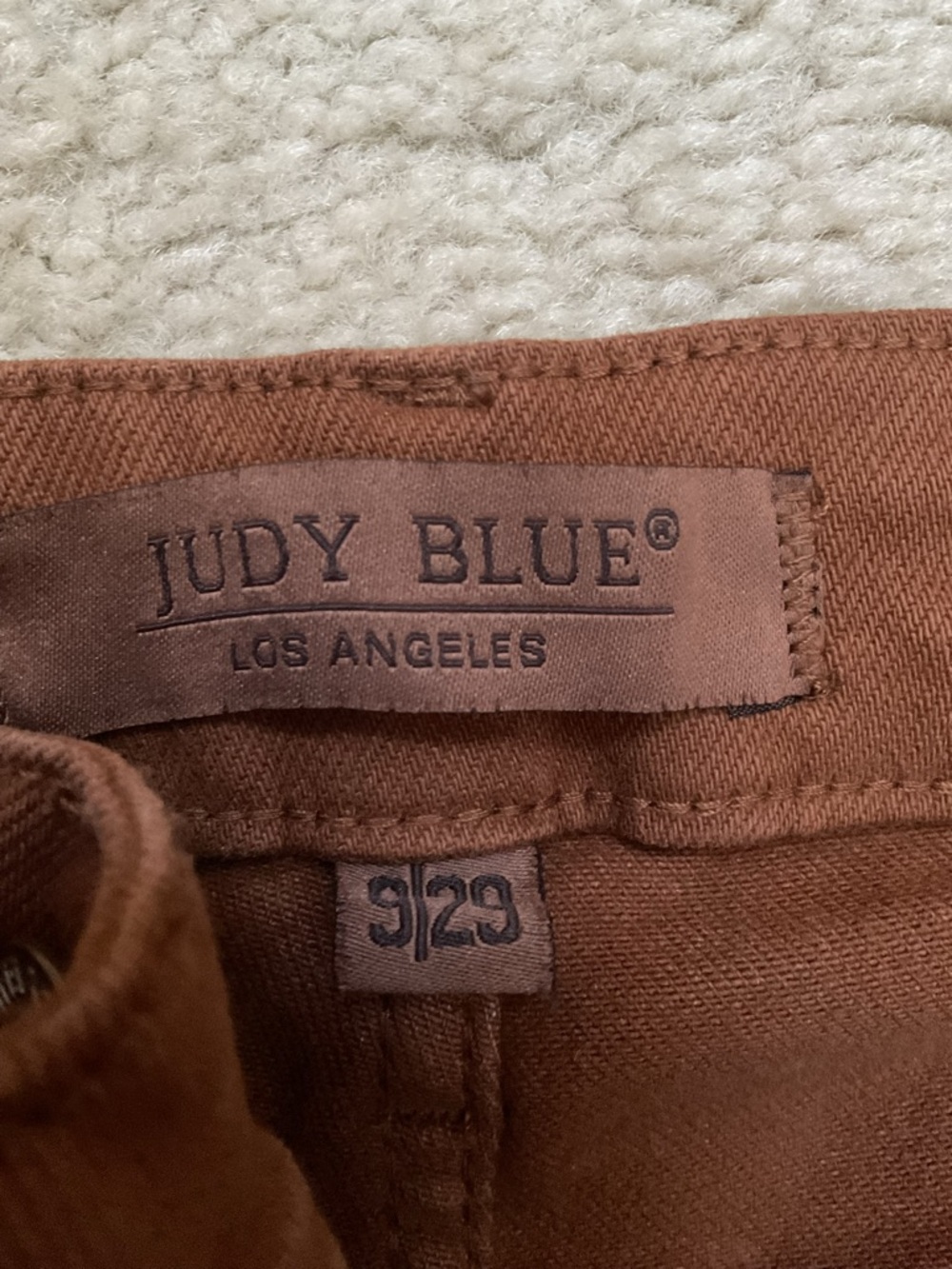Judy Blue Brown High-Rise flare cropped Jen’s - Picture 5 of 8